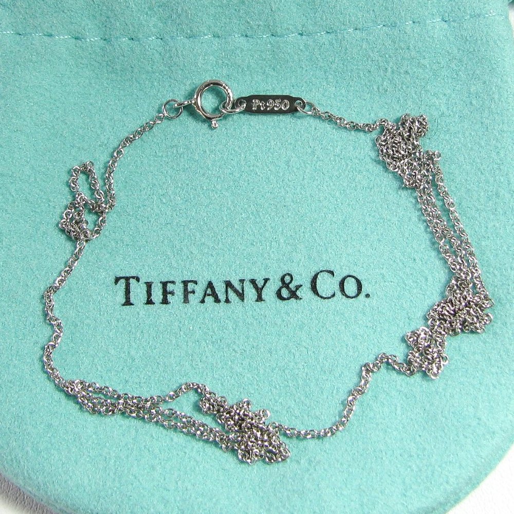 Tiffany & Co. Platinum 20" Cable Necklace Chain